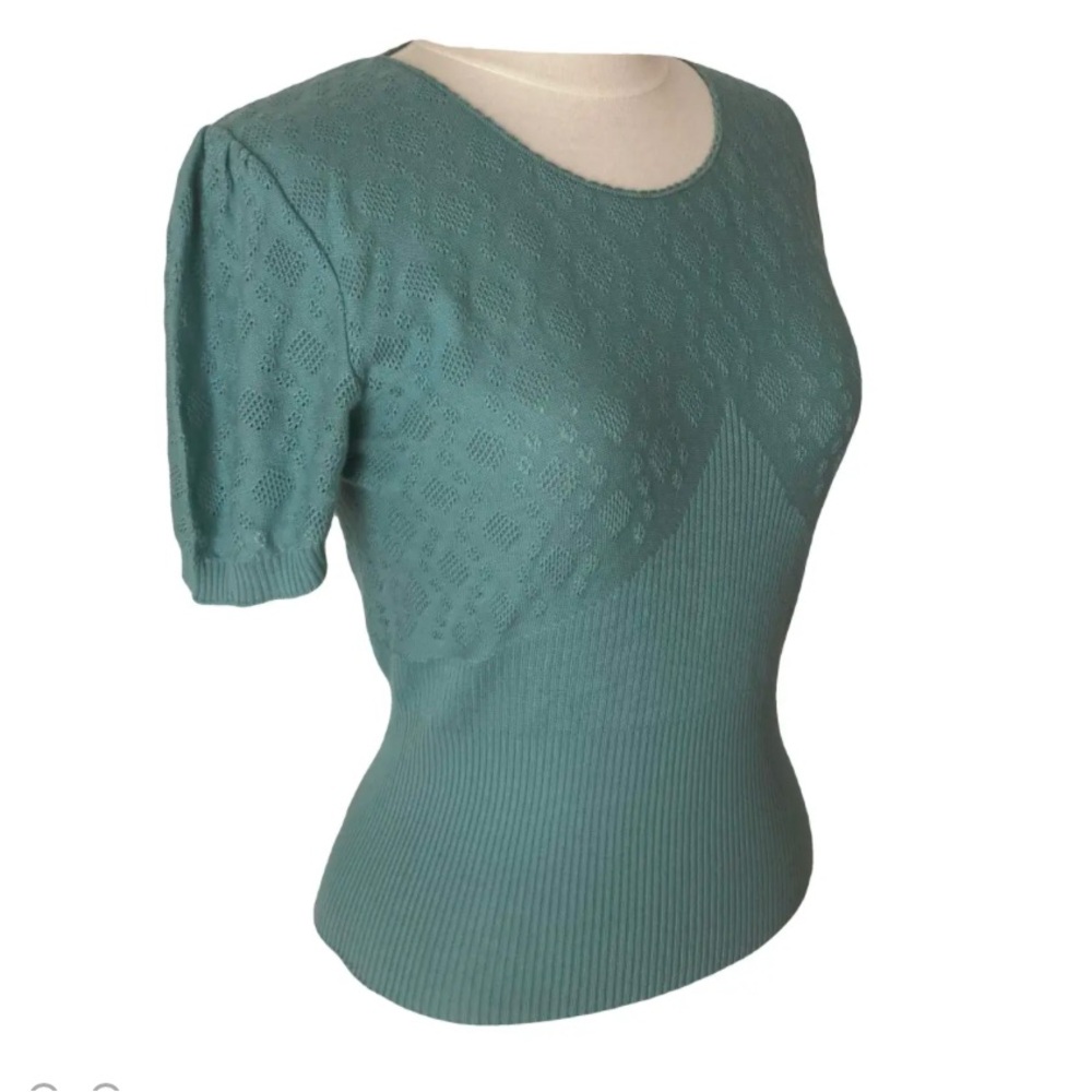 Rouje Women's Mint Green Knit Top